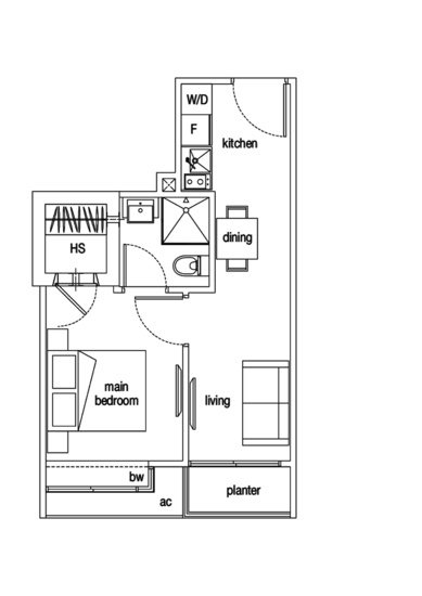 Loft @ Nathan - Floor Plan