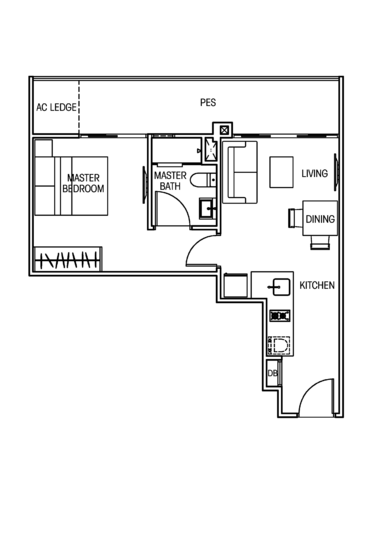 Vacanza @ East - Floor Plan