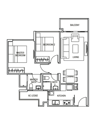Vacanza @ East - Floor Plan