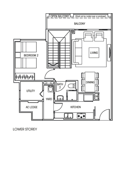 Vacanza @ East - Floor Plan