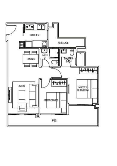Vacanza @ East - Floor Plan