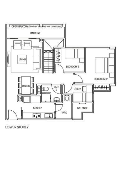 Vacanza @ East - Floor Plan