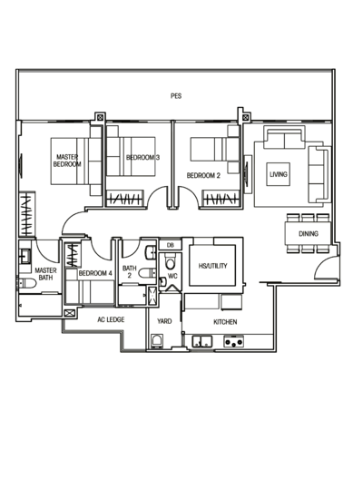 Vacanza @ East - Floor Plan