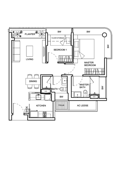 NV Residences - Floor Plan