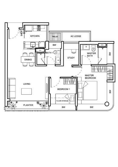 NV Residences - Floor Plan