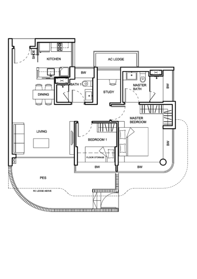 NV Residences - Floor Plan