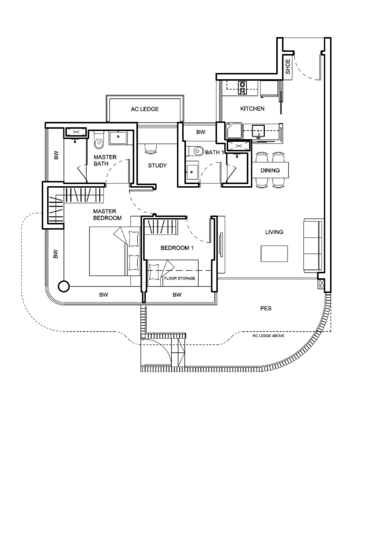 NV Residences - Floor Plan