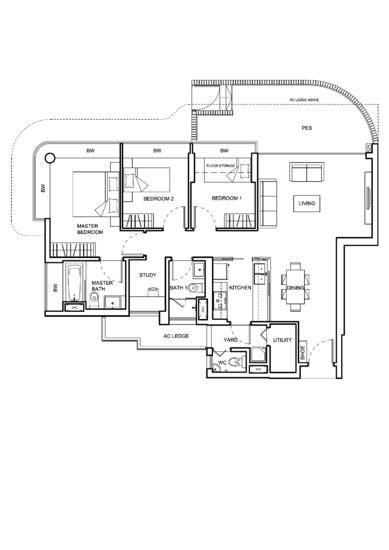 NV Residences - Floor Plan