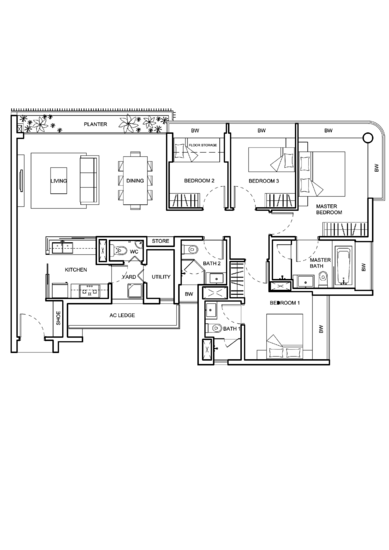 NV Residences - Floor Plan