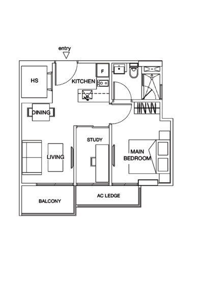 Suites @ Topaz - Floor Plan