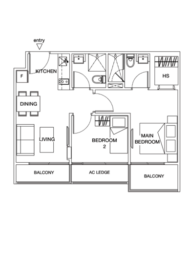 Suites @ Topaz - Floor Plan