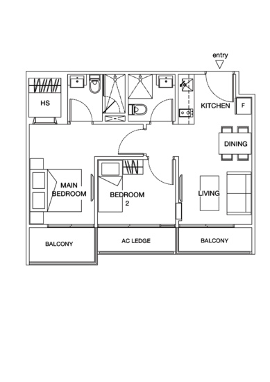 Suites @ Topaz - Floor Plan