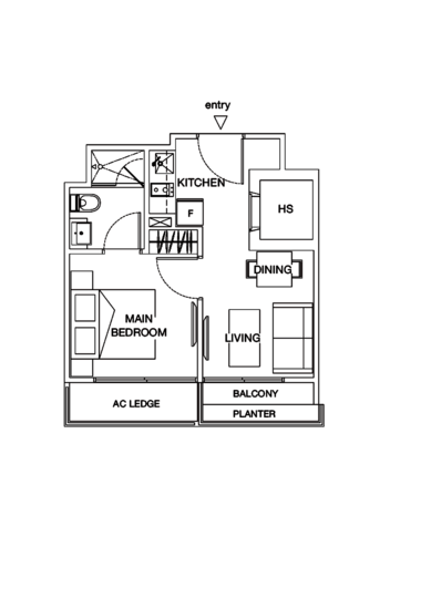 Suites @ Topaz - Floor Plan