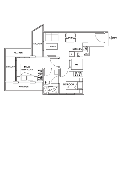 Suites @ Topaz - Floor Plan