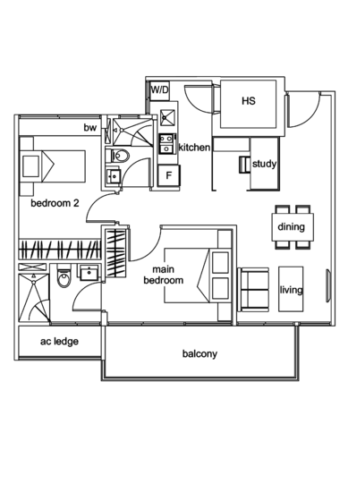 Tivoli Grande - Floor Plan