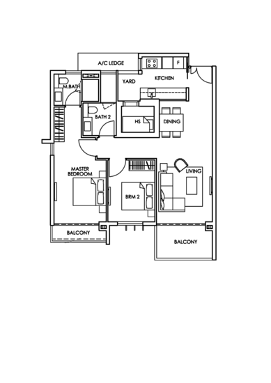 The Glyndebourne - Floor Plan