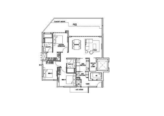 The Glyndebourne - Floor Plan