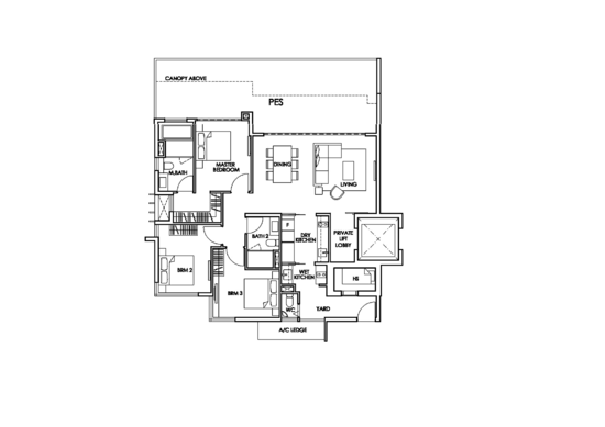 The Glyndebourne - Floor Plan