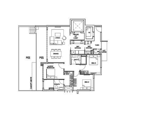 The Glyndebourne - Floor Plan