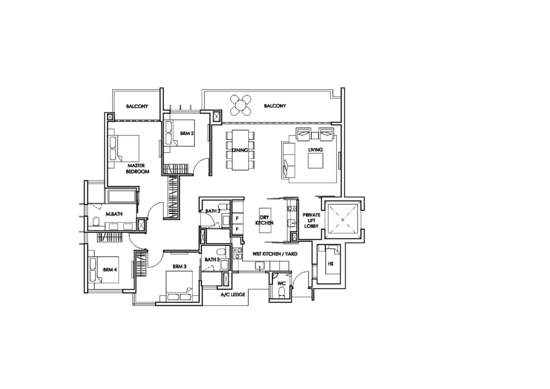The Glyndebourne - Floor Plan