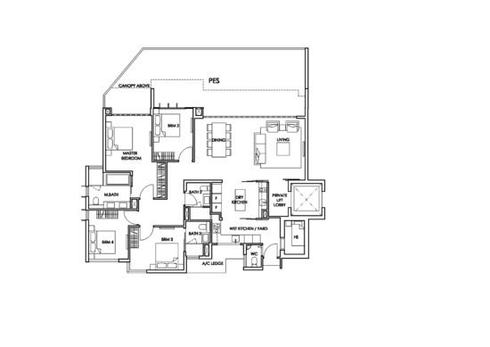 The Glyndebourne - Floor Plan