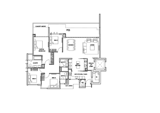 The Glyndebourne - Floor Plan