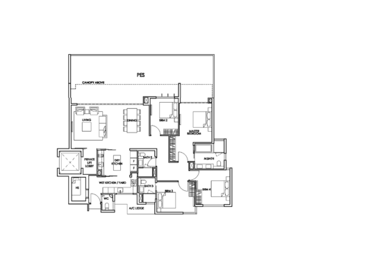 The Glyndebourne - Floor Plan