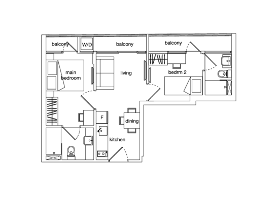 Suites @ Sims - Floor Plan