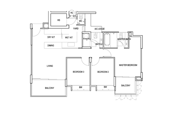 The Sound - Floor Plan