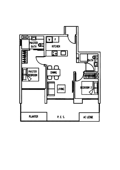 The Lakefront Residences - Floor Plan