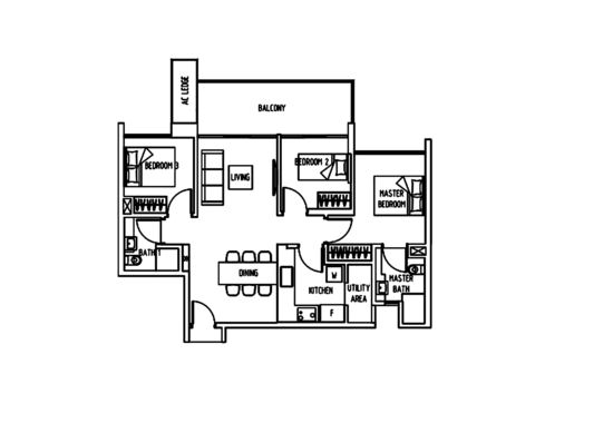The Lakefront Residences - Floor Plan