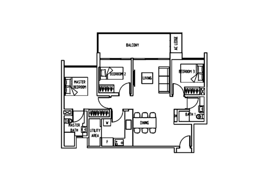 The Lakefront Residences - Floor Plan