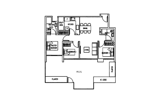 The Lakefront Residences - Floor Plan