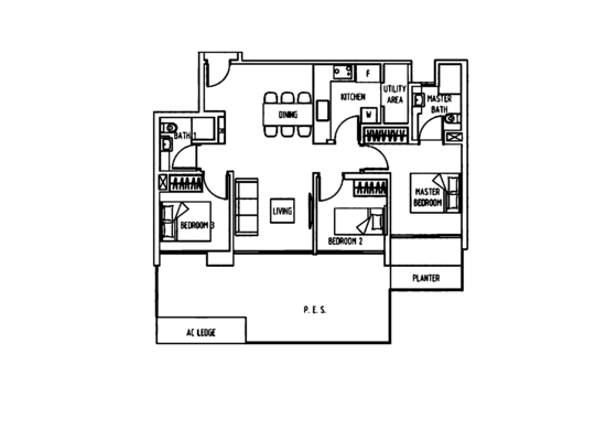 The Lakefront Residences - Floor Plan