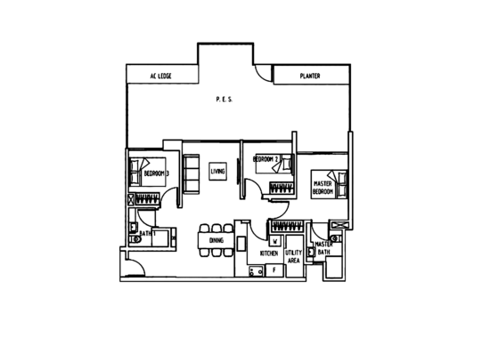 The Lakefront Residences - Floor Plan