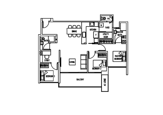 The Lakefront Residences - Floor Plan