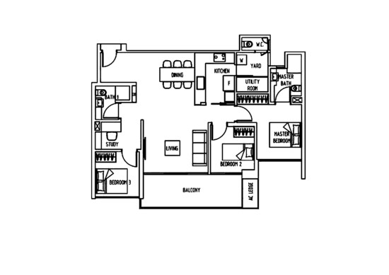 The Lakefront Residences - Floor Plan
