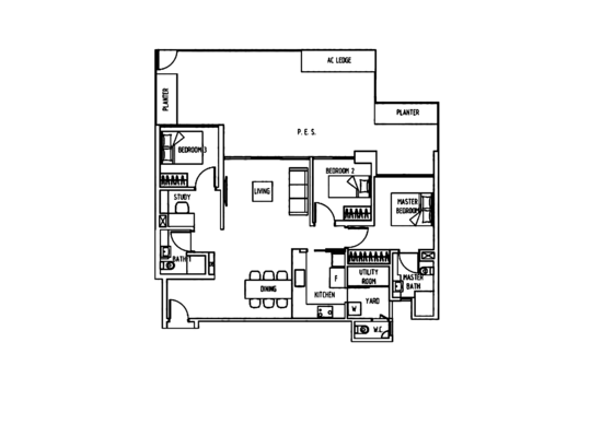 The Lakefront Residences - Floor Plan