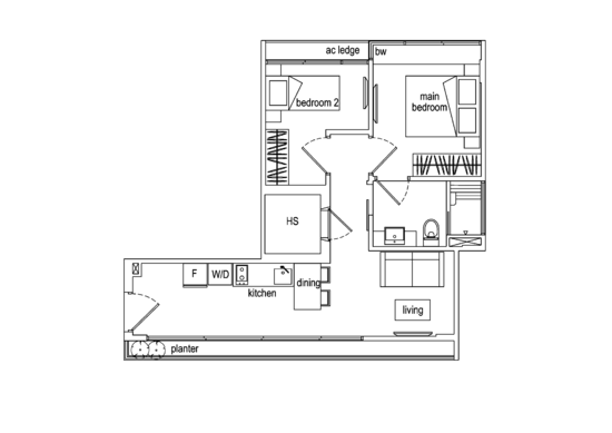 Suites @ Eunos - Floor Plan