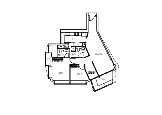 d'Leedon (Former Farrer Court) - Floor Plan