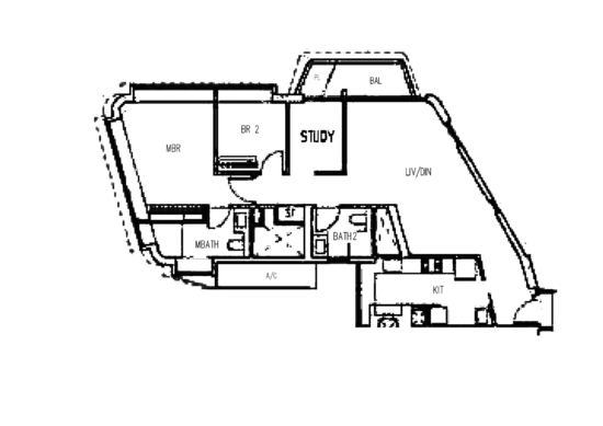 d'Leedon (Former Farrer Court) - Floor Plan