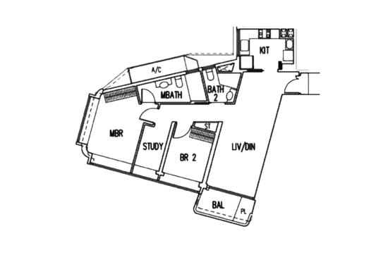 d'Leedon (Former Farrer Court) - Floor Plan