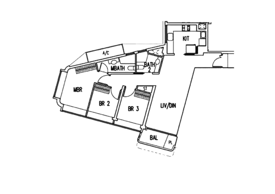 d'Leedon (Former Farrer Court) - Floor Plan