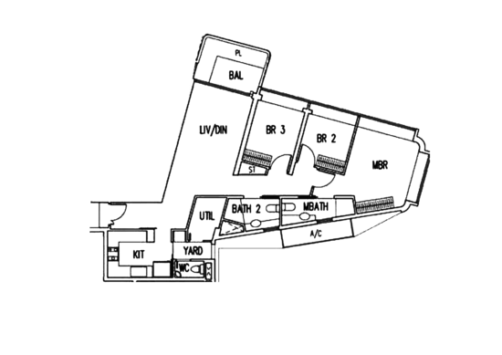 d'Leedon (Former Farrer Court) - Floor Plan