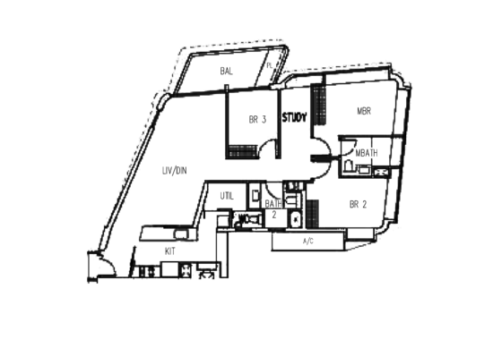 d'Leedon (Former Farrer Court) - Floor Plan