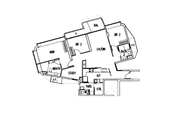 d'Leedon (Former Farrer Court) - Floor Plan