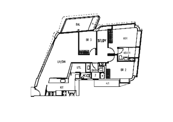 d'Leedon (Former Farrer Court) - Floor Plan
