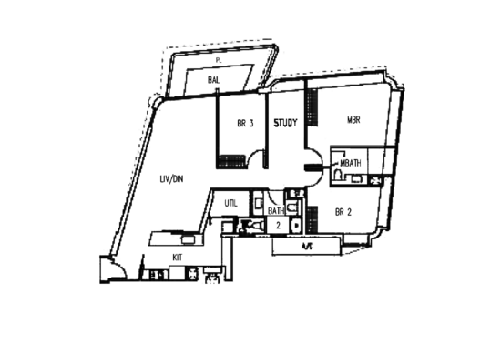 d'Leedon (Former Farrer Court) - Floor Plan