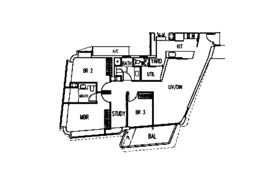 d'Leedon (Former Farrer Court) - Floor Plan