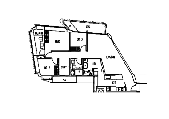 d'Leedon (Former Farrer Court) - Floor Plan
